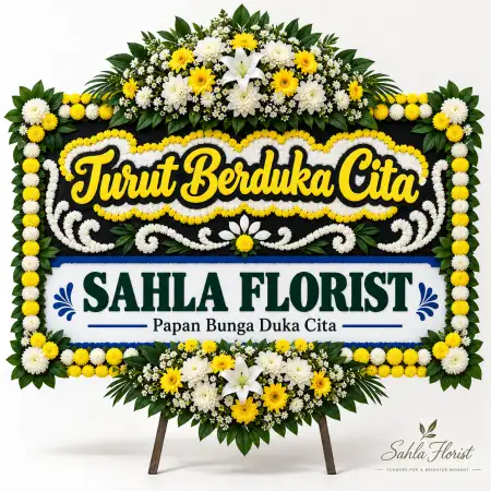 Papan Bunga Duka Sukoharjo